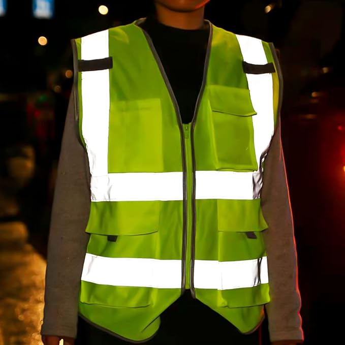 Safety Reflective Work Vest 6 Pack - Image 5