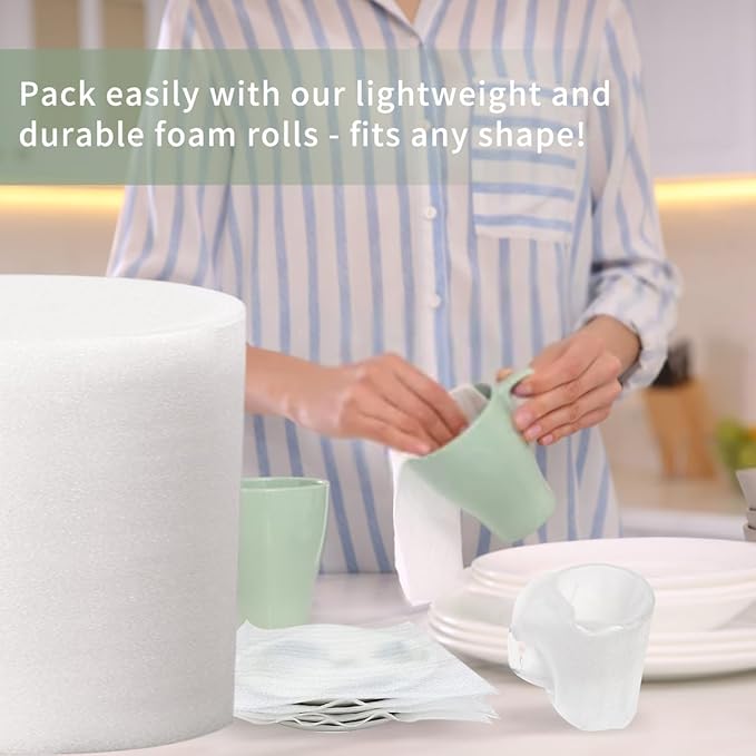 Moving Supplies, Foam Wrap Roll 16" Wide x 360' Length, - Image 5
