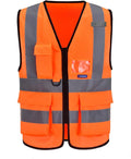 A-SAFETY High Visibility Safety Vest Reflective, Hi vis Working Vest by A-SAFETY