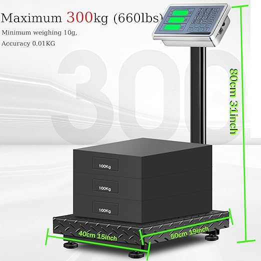 660lb Industrial Floor Platform Scale - Image 4