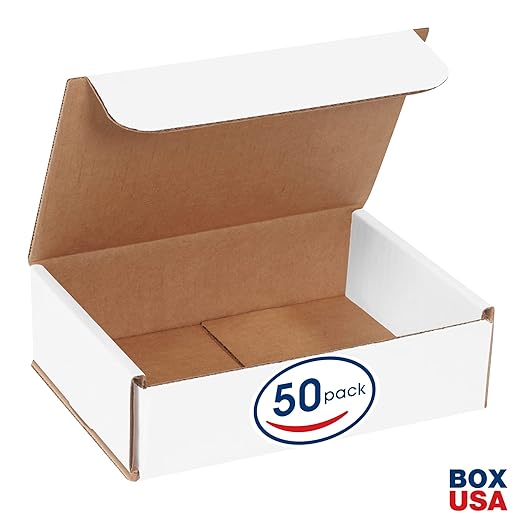 BOX USA Shipping Boxes Small 7"L x 5"W x 2"H, Moving and Storage - Image 2