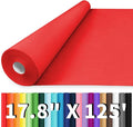 Vanhench 17.8"x1500" Red Wrapping Paper, Wrapping Kraft Paper by Vanhench