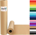 Vanhench Brown Kraft Paper Roll 17.5" x 600" by Vanhench
