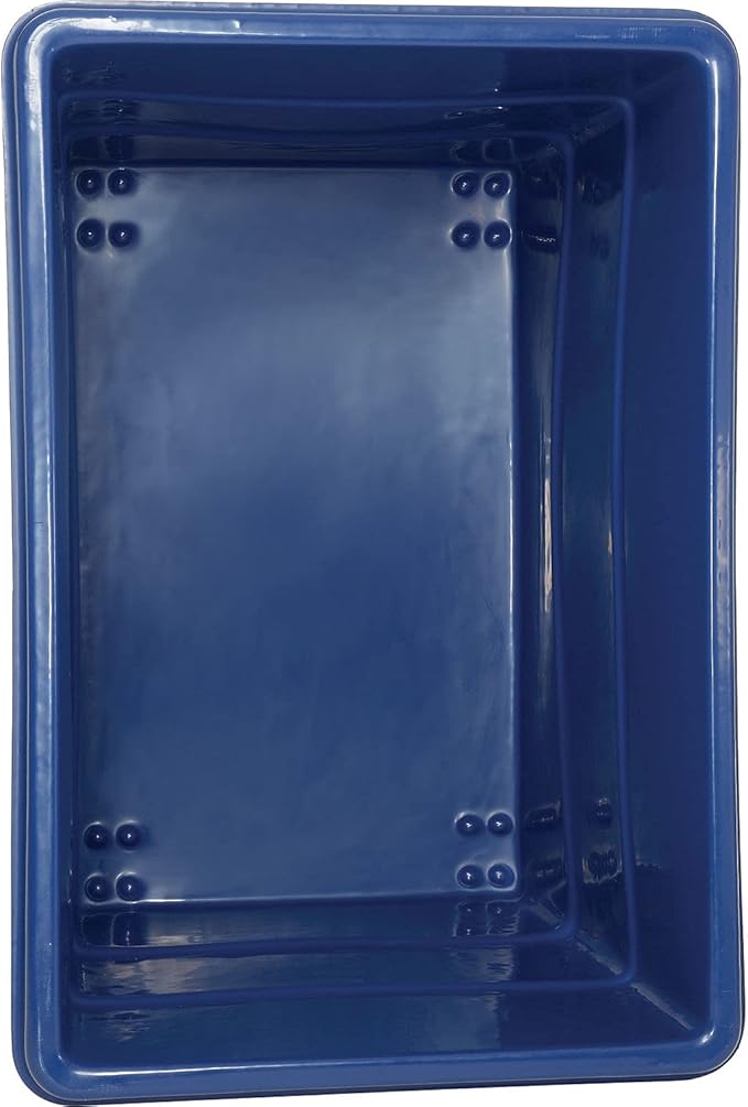 Global Industrial 20 Bushel Plastic Bulk Box Truck, Steel Chassis Base - Image 5