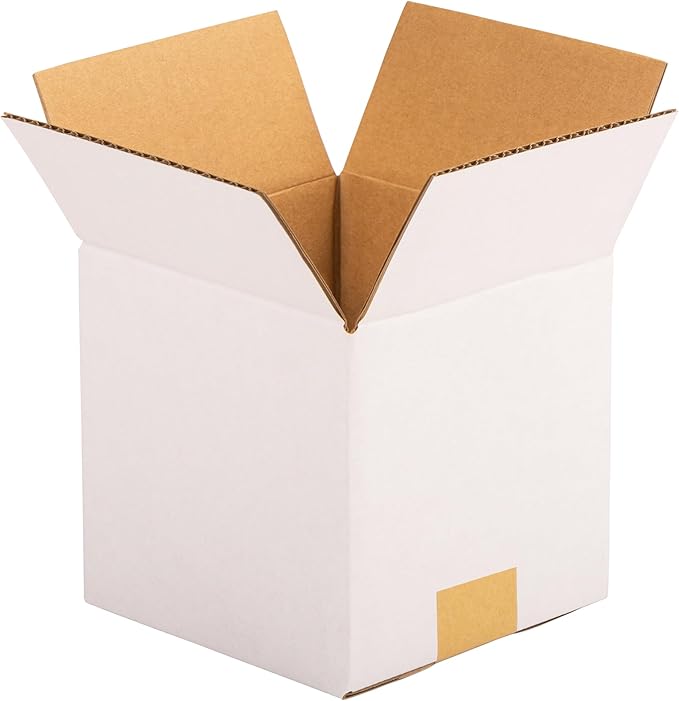 7x7x7 inch White Shipping Boxes, Corrugated Cardboard Small Boxes - Image 9