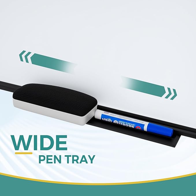 72" x 40" Inch Extra Large Magnetic Whiteboard, Premium - Image 5