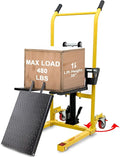 Foldable Hydraulic Material Lift, Pallet Jack Table Cart- 480-Lb. Capacity by SCHUPETHAUER