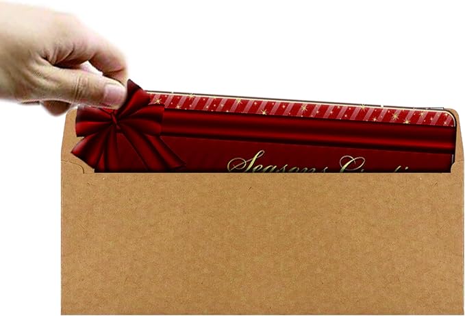 120 Pack #10 Brown Kraft Security Envelopes 4-1/8 x 9-1/2 inches Self Seal - Image 4