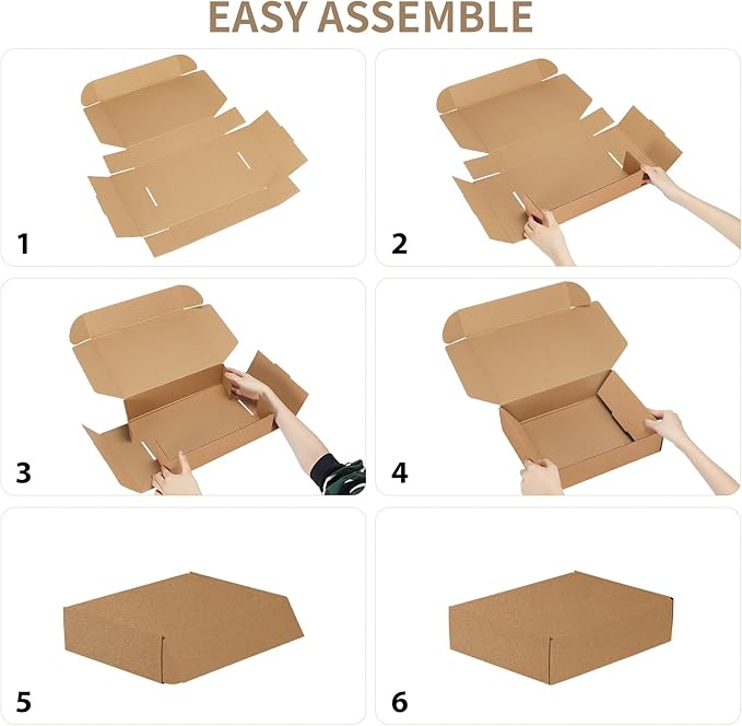 RLAVBL 4x4x1 Small Shipping Boxes Set of 50 - Image 5