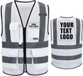 A-SAFETY High Visibility Reflective Safety Vest Customize Logo by A-SAFETY