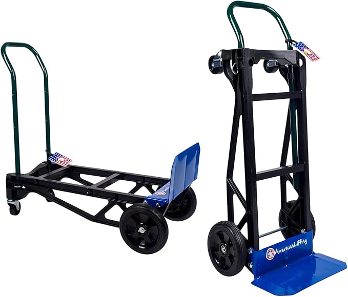 400 lb Capacity Ultra Lightweight Super Strong Nylon Convertible Hand Truck & by AmericanLifting