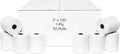 3" x 150' 1-Ply Bond Paper Kitchen Printer Receipt Paper by PosPaperRoll