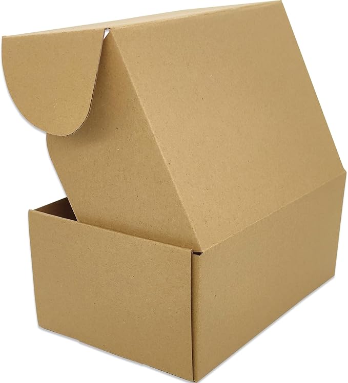 Small Brown Shipping Boxes for Small Business Pack of 25-9x6x4 inches Cardboard - Image 4