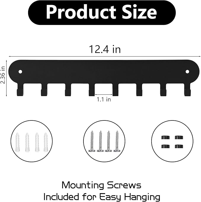 2 Pack Key Holder for Wall, Key Hooks - Image 2