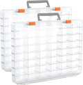 Bluedale 2 Pack 48 Grids Large Plastic Organizer Box by Bluedale