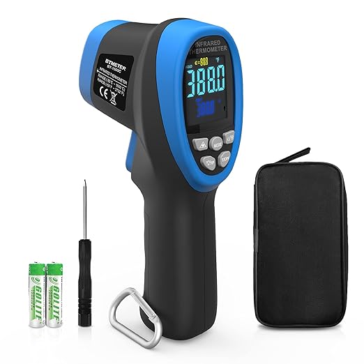 BTMETER BT-1500C Pyrometer Non Contact Laser Infrared Thermometer Measures -58℉ by BTMETER