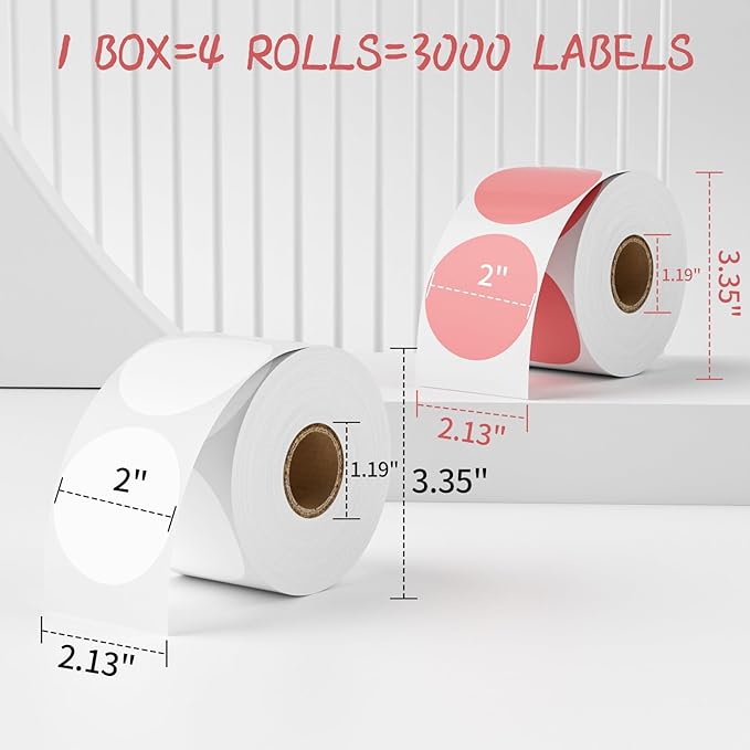 MFLABEL 2" Round Thermal Labels - Image 2