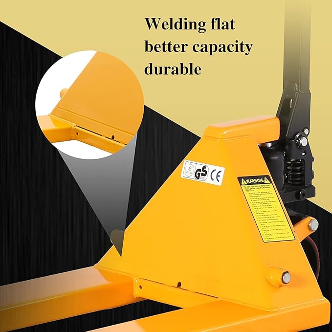 Manual Pallet Jacks 5500lbs Capacity Industrial Hand Pallet Truck 48" Lx27''W - Image 7