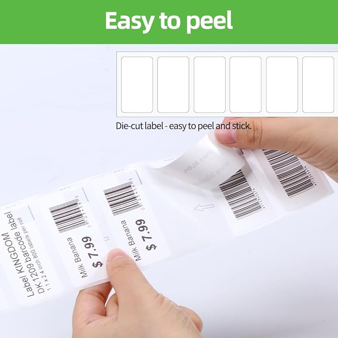 Replace for Brother DK-1209 Small Address Label, 29 x 62mm, 800 Stickers per - Image 3