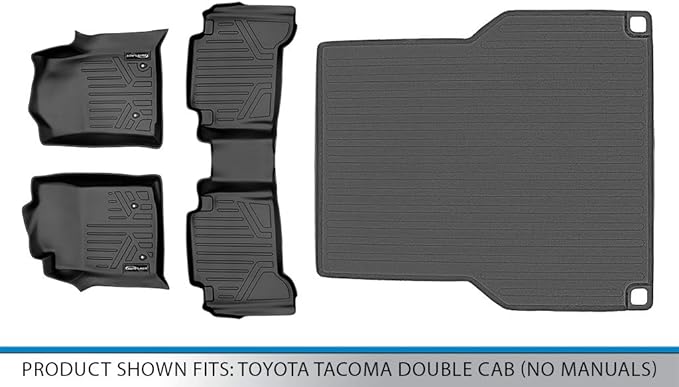 SMARTLINER Floor Mats 2 Rows and Truck Bed Liner Set - Image 5