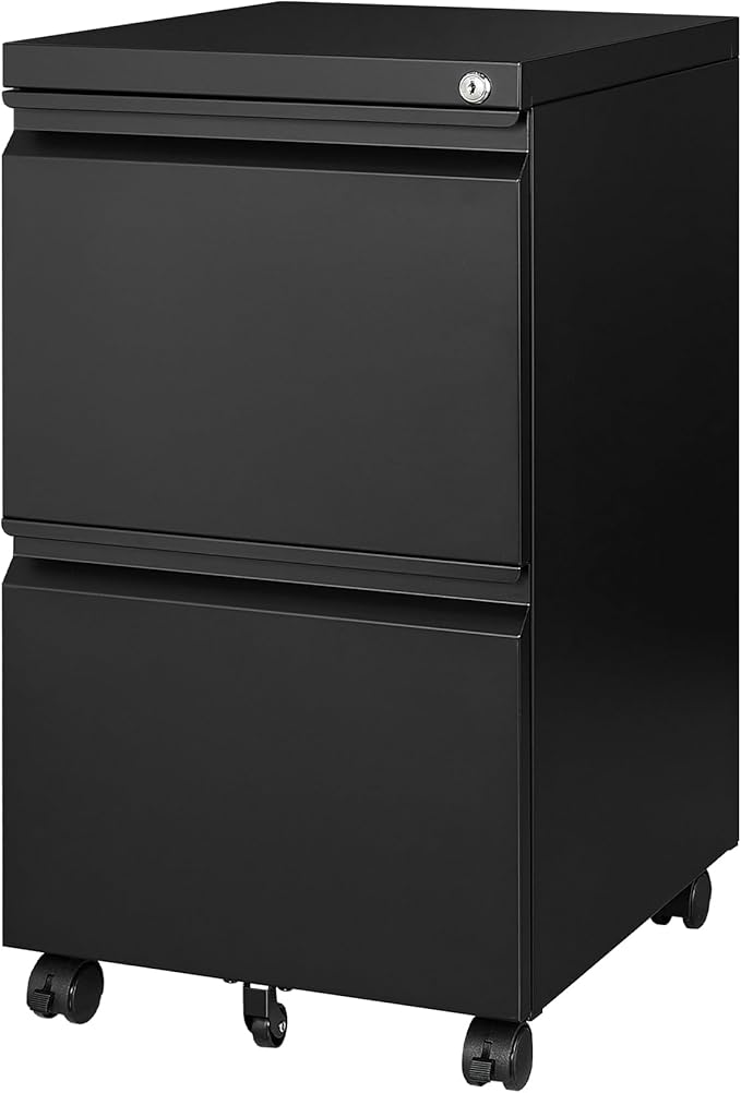 Mobile File Cabinet with Lock by Anxxsu