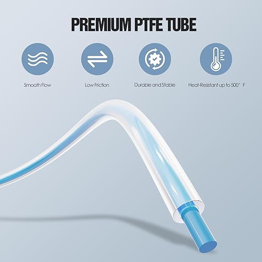 HANGLIFE PTFE Tube 2.5mm ID × 4mm OD | 16.4ft - Image 2