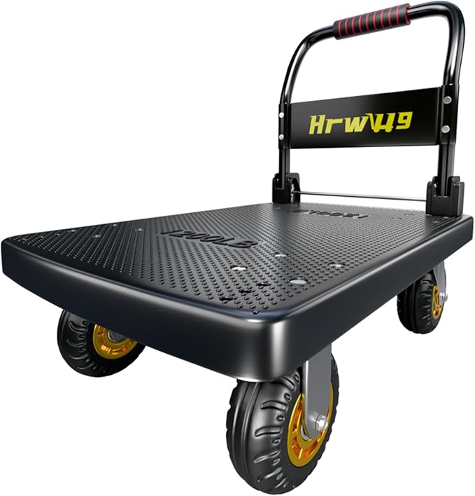 Platform Truck, Foldable Push Cart Dolly by Hrwug