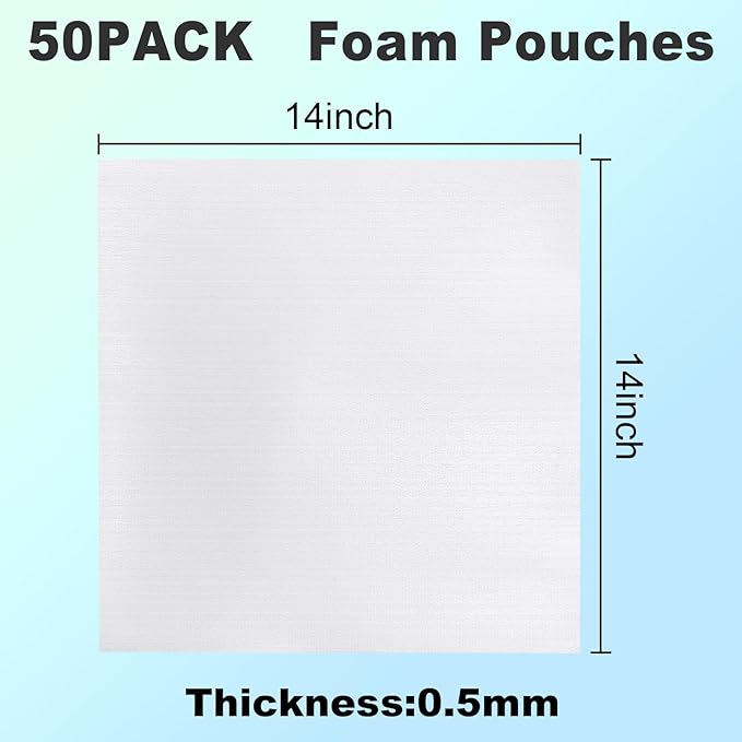 50Pack Foam Pouches - Image 2