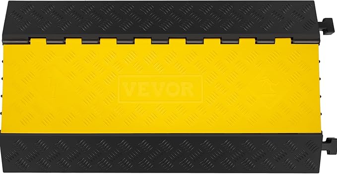 VEVOR 5 Channel Cable Protectors Extreme Rubber Cable Ramps Heavy Duty - Image 9