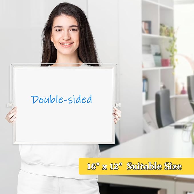 Dry Erase Magnetic White Board, Portable Small Whiteboard Set - Image 8