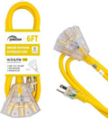 3-Outlets Indoor Outdoor Extension Cord Weatherproof by HONDERSON