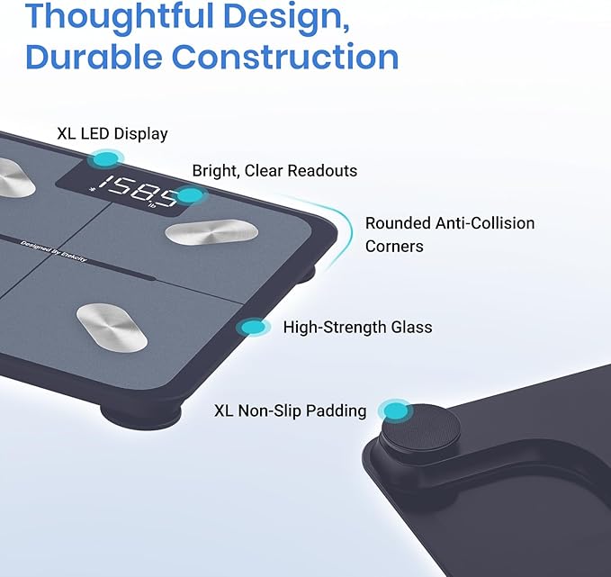 Etekcity Smart Scale for Body Weight and Fat Percentage, Digital Bathroom - Image 8