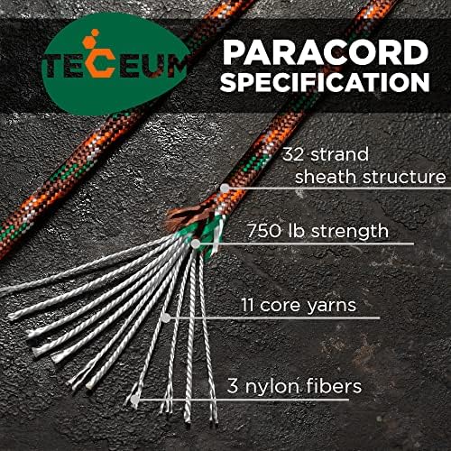 Paracord Rope 550 lb 4mm – Parachute Cord – Utility Camping Rope - Image 2