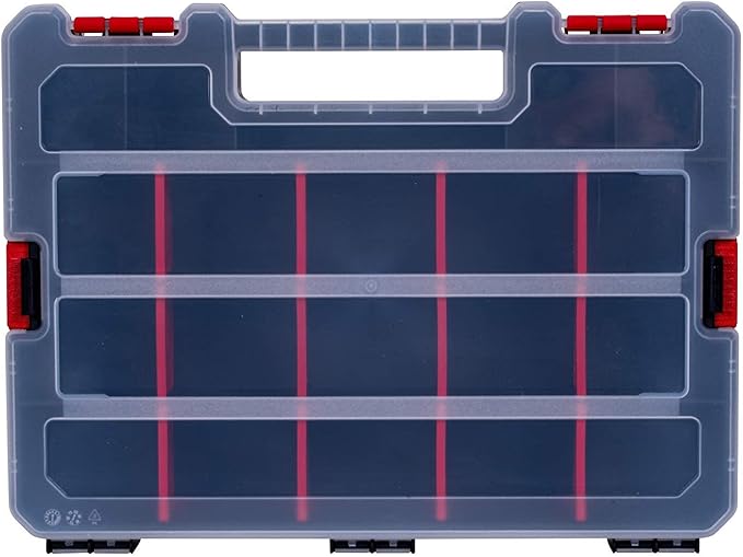 Small Parts Organizer Box – Stackable Hardware Storage Case - Image 6