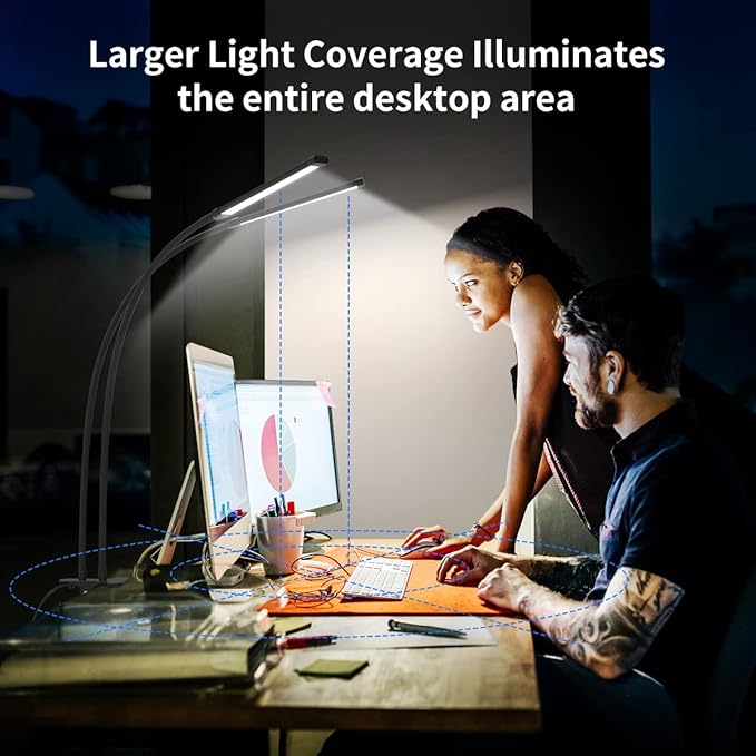 iZELL Desk Lamp, Desk Lamps for Home Office - Image 5