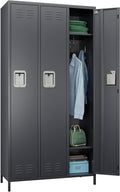 Metal Storage Locker by GANGMEIMENTALSTORAGECABINET