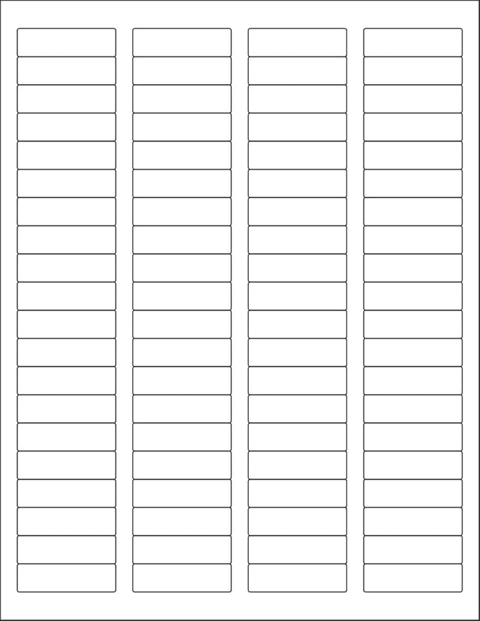 NextDayLabels – 1-3/4" x 1/2" Rectangular Sticker Labels by NextDayLabels