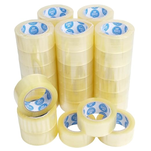Clear Packing Tape 36 Rolls – Heavy Duty Shipping & Moving Tape – Strong by Unknown