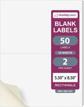 NextDayLabels – 8-1/2" x 5-1/2" Rectangular Sticker Labels by NextDayLabels