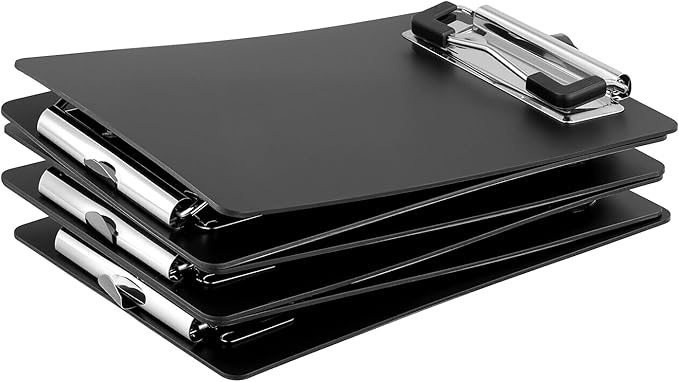 SINJEUN 30 Pack 4 x 6 Inch Small Clipboards Bulk, Mini Plastic Clipboard - Image 4
