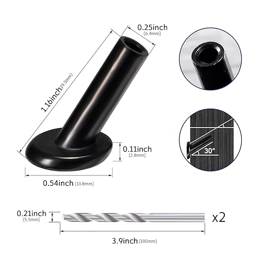 50 Pack 30 Degree Angle Protective Sleeves, T316 Marine Grade Cable Railing Kit - Image 2