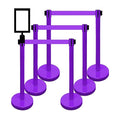 VIP Crowd Control Retractable Belt Queue Safety Stanchion Barrier Set by CrowdControlCenter