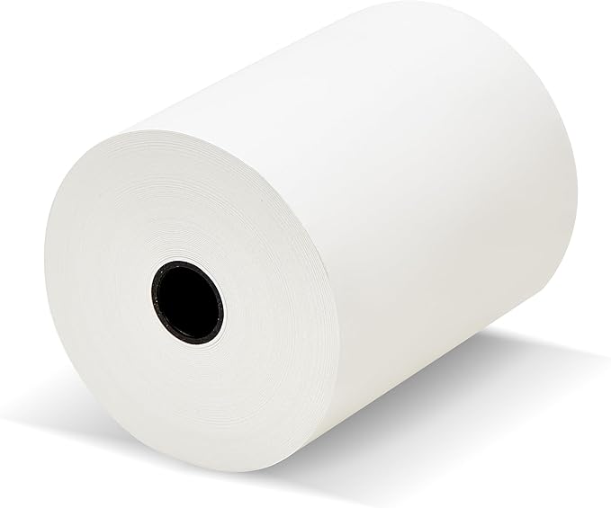 3 1/8 x 230 Thermal Paper 48 GSM Thickness Tape - Image 5