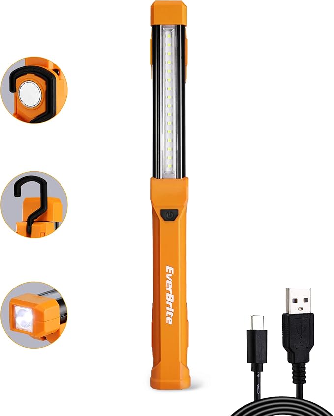 EverBrite 1000LM LED Work Light, Rechargeable Work Light by EverBrite