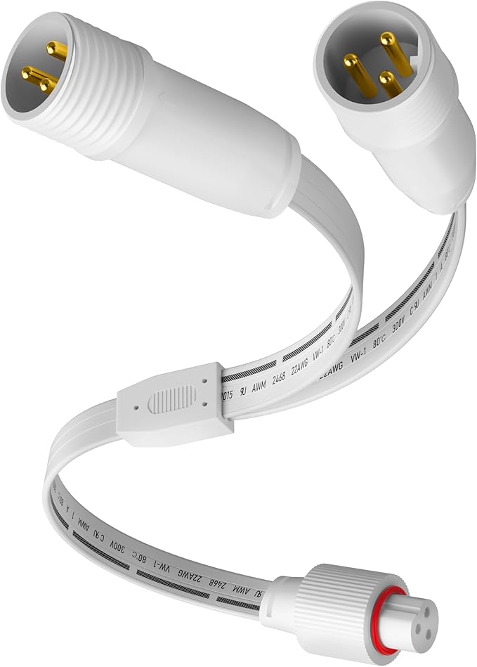 Y-Splitter for Govee Permanent Outdoor Lights, Waterproof Y-Connector Extension by Unknown