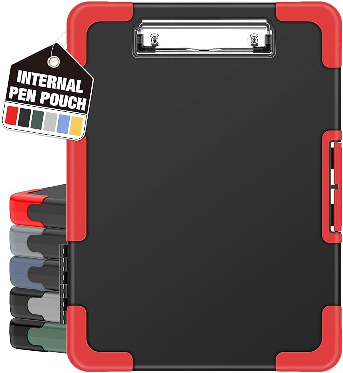 Sooez Toughest Clipboard with Storage, Internal Pen Pouch Included, Letter/ A4 by Sooez