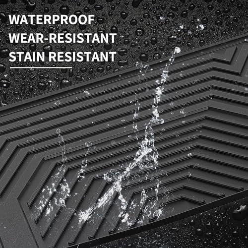 YITAMOTOR Cargo Trunk Mat Compatible with Mazda CX-5 2017 2018 2019 2020 2021, All Weather Custom Fit CX-5 Cargo Mat, Black - Image 4