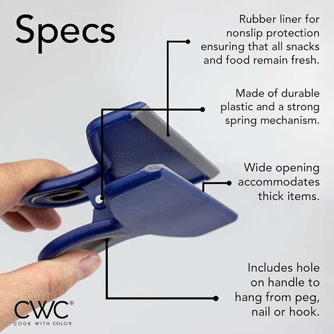 COOK WITH COLOR Bag Clips - Image 3