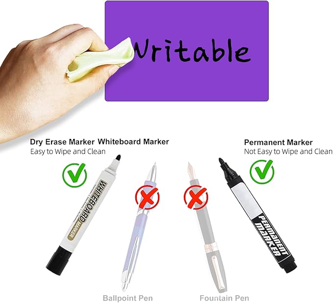 Rectangle Labels Sticker 3×5 Inch Vinyl Floor Stickers Color Coding Name Tags - Image 3