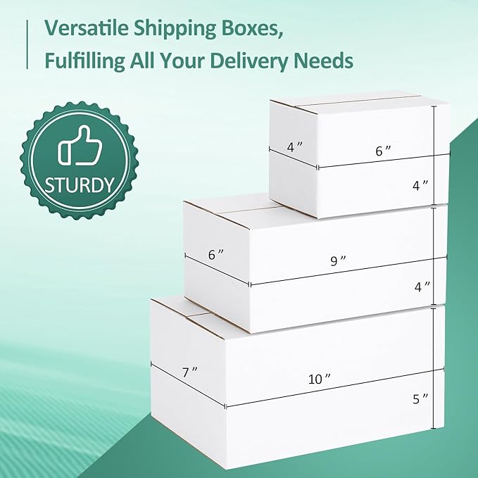 Eupako 30 Pack Small Shipping Boxes Assorted Sizes, Cardboard Boxes - Image 4